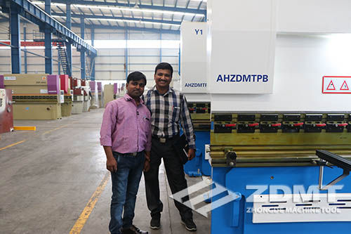 数控折弯机出口印度市场-安徽中德机床股分无限公司