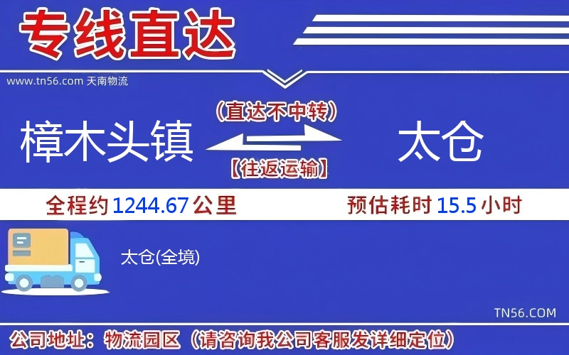樟木头镇到太仓物流公司 樟木头镇到太仓物流公司